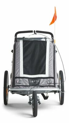 North 13.5 Speeder 2 Sykkelvogn, Grey - Bilde 2
