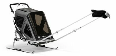 North 13.5 Speeder 2 Sykkelvogn, Blue Inkl. Skisett - Bilde 3