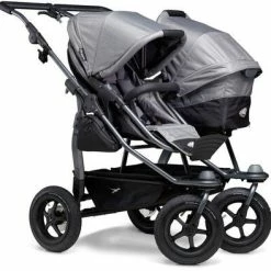 TFK Duo Combi Air Søskenvogn, Grey
