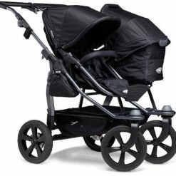 TFK Duo Combi Eco Søskenvogn, Black