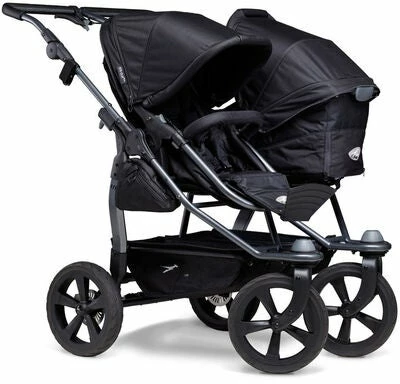 TFK Duo Combi Eco Søskenvogn, Black