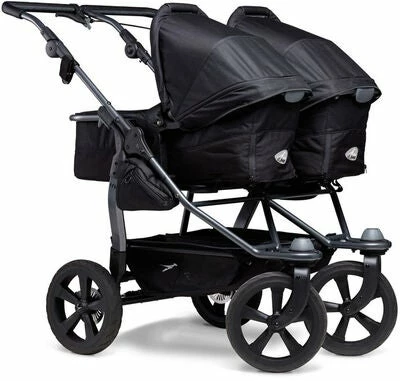 TFK Duo Combi Eco Søskenvogn, Black - Bilde 3