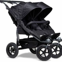 TFK Duo Sport Air Søskenvogn, Black