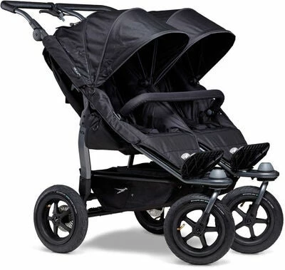 TFK Duo Sport Air Søskenvogn, Black