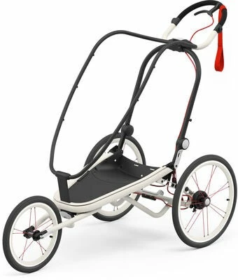 Cybex Sport ZENO Fargetrekk Inkl. Chassis, Medal Grey/Creme Orange - Bilde 3