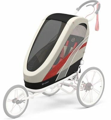Cybex Sport ZENO Fargetrekk Inkl. Chassis, Bleached Sand/Creme Orange - Bilde 2