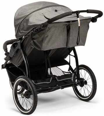 Beemoo Sport Kombo 2 Søsken- & Tvillingvogn, Grey Melange - Bilde 2