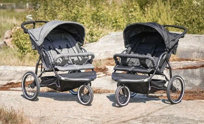 Beemoo Sport Kombo 2 Søsken- & Tvillingvogn, Grey Melange - Bilde 4