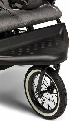 Beemoo Sport Kombo 2 Søsken- & Tvillingvogn, Grey Melange - Bilde 5