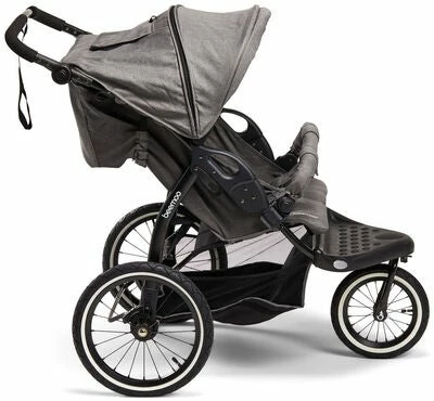 Beemoo Sport Kombo 2 Søsken- & Tvillingvogn, Grey Melange - Bilde 9