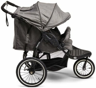 Beemoo Sport Kombo 2 Søsken- & Tvillingvogn, Grey Melange - Bilde 8