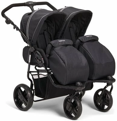 Beemoo Swing+ Tvillingvogn, Black Melange - Bilde 3