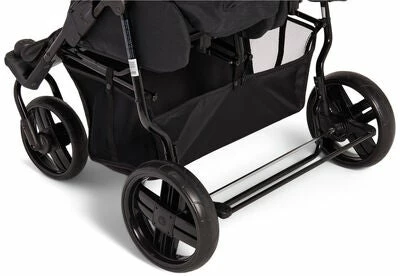 Beemoo Swing+ Tvillingvogn, Black Melange - Bilde 12