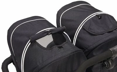 Beemoo Swing+ Tvillingvogn, Black Melange - Bilde 13