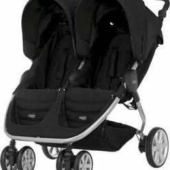 Britax Römer Søskenvogn B-Agile Double, Cosmos Black