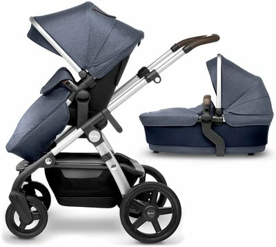 Silver Cross Wave Duovogn, Midnight Blue